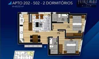 Imagem: Apartamento 2 Dormitórios sendo 1 Suíte