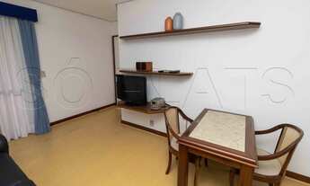 Imagem 2: Flat no Itaim Bibi para Locação 1x dormitório 45m², sem fiador com lavanderia coletiva, s