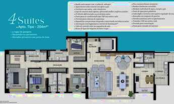 Imagem 3: Apartamento de 204 metros quadrados no bairro Jardim Goiás com 4 quartos
