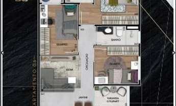 Imagem 5: Apartamento para venda tem 71 metros quadrados com 3 quartos