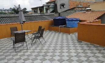 Imagem 4: Assobradada com 248m², 3 dormitórios, sendo 1 suíte, churrasqueira e 2 vagas em Santo Andr