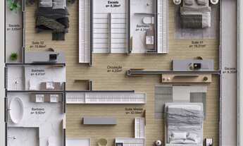 Imagem 7: PALHOçA - Casa Padrão - Pedra Branca