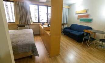 Imagem 4: Flat próx Av Nove de Julho, Av Paulista e Shopping Pamplona para locação