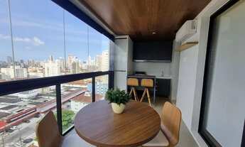 Imagem 6: Apartamento com 1 dormitório mobiliado para alugar no Boqueirão - Santos/SP