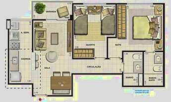 Imagem: Apartamento 2 Quartos - Ecopark - todo laser