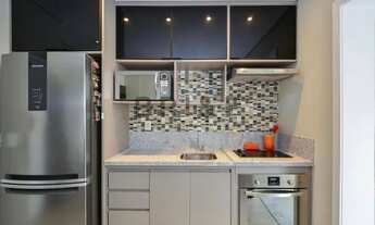 Imagem 5: Apartamento à venda, 38m², 1 dormitório, varanda ampliada, cozinha integrada, 1 vaga. Broo