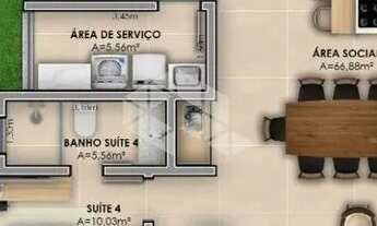 Imagem 5: Sobrado alto padrão com 4 suítes, 265m² construído, 4 vagas de carro, ao lado Park Shoppin