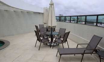 Imagem 4: Apto 2 qtos, 45m, mobiliado, Navegantes c/ Antonio Falcao, Lazer na cobertura