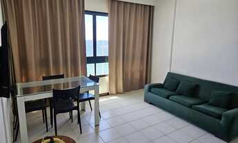 Imagem 6: Quarto e sala Apartamento com 1 dormitório