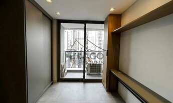 Imagem 2: Studio novo com sacada e mobiliado de 26m² para locação, localizado no bairro do Tatuapé