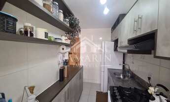 Imagem 3: Apartamento de 43m, 2 dormitórios, armários planejados na cozinha, vaga de garagem