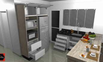 Imagem 7: Casa com 2 Dormitórios - 1 Suíte - 70 M² - 2 vagas - 1400 m da praia - Jd Guacira -Itanhaé