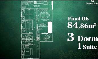 Imagem 4: Realize o sonho em ter o seu apto Zs, Parque Industrial, ""Green Park Residence