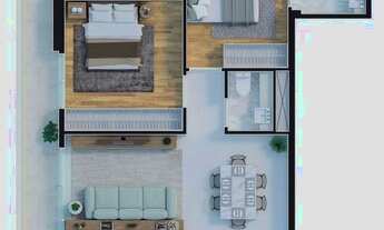 Imagem 3: Apartamento com vista eterna da praia Brava!