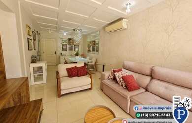 Imagem 3: Apartamento para venda com 114 metros quadrados com 2 quartos em Pompéia - Santos - SP