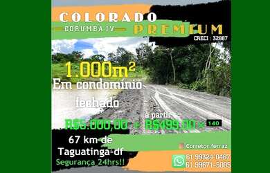 Imagem 4: Lote /Corumba IV, Bem localizado, Apenas R$ 499 mensais