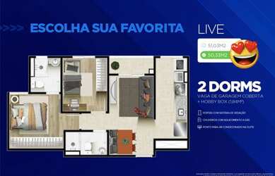 Imagem 4: ** Apartamento LIKE Jardim Oriente - 02 DORMS C/ SUÍTE**