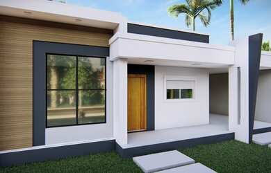 Imagem 5: Casa para venda possui 100 metros quadrados com 3 quartos 1 quadra do mar em arroio do sal