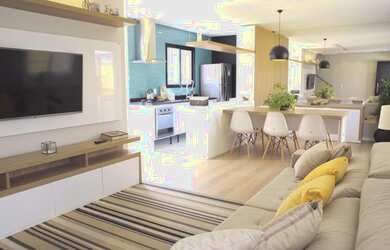 Imagem 5: Casa de condomínio com 90 m² com 3 quartos, sendo 1 suítes e 2 vagas de garagem