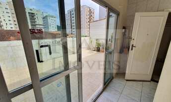 Imagem 3: Santos, Comprar, Apartamento no Marapé, 3 Dormitórios, Frente, 3º Andar com Área Ext e Chu