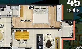 Imagem 7: Apartamento para venda tem 68 metros quadrados com 2 suítes em PRAIA DE MARANDUBA - Ubatub