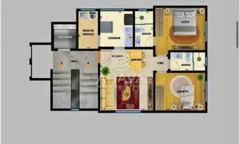 Imagem 5: Apartamento 2 Quartos sendo 1 Suíte à Venda, 1 Vaga, 55m², Santa Mônica, próximo à rua Éri