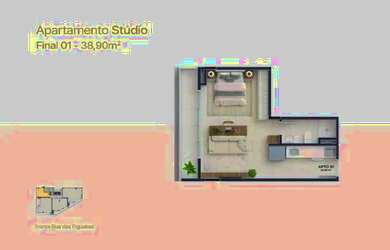 Imagem 3: LANÇAMENTO - Studio de alto padrão na Pedra Branca - Vistta