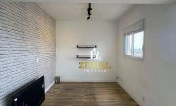 Imagem 2: Apartamento com 2 dormitórios para alugar, 53 m² por R$ 3.402,77/mês - Santa Maria - Santo