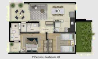 Imagem 3: Lourdes - Apartamento 2 quartos à venda na Anuar Donato