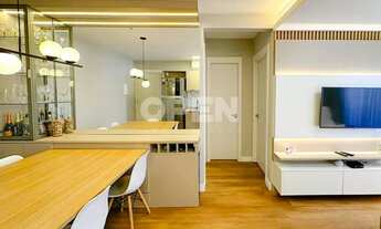 Imagem 7: Apartamento mobiliado com 2 dormitórios e sacada com churrasqueira