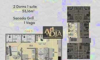 Imagem 3: Apartamento com 3 dormitórios à venda, 65 m² por R$ 362.340,00 - Vila Guarani - Mauá/SP