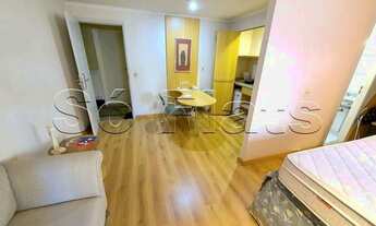 Imagem 3: Flat para locação no bairro de Moema próximo da Av Ibirapuera. Com entrada imediata