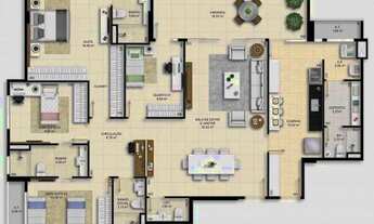 Imagem 7: Apartamento para venda possui 98 metros quadrados com 3 quartos em Mata da Praia - Vitória