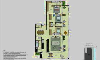 Imagem 7: GÁVEA. APTO DE SALA, 3 SUÍTES COM DEPENDÊNCIA COMPLETA