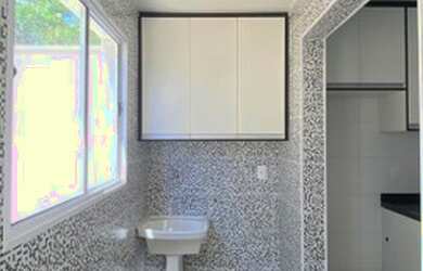 Imagem 5: Apartamento térreo p/ venda c/ sensação de casa com 2 quartos em Glebas Califórnia - Pirac