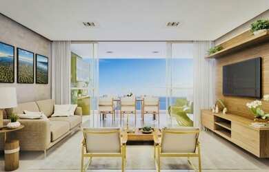 Imagem 3: Apartamento com 2 suítes, 84,51m2-Vista Mar<br>Barra - Salvador - Bahia