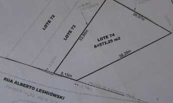 Imagem 3: Terreno 573 m² - R$ 250.000, R. Alberto Lesniowski 247 Costeira em Araucária/PR