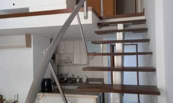 Imagem 2: Quarto e sala no Victoria Loft Corredor da Vitória loft oportunidade