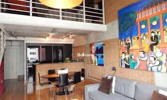 Imagem 1: Apartamento Duplex mobiliado com 1 dormitório para alugar, 90 m² por R$ 10.750/mês - Itaim