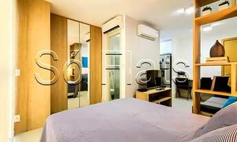 Imagem 7: Apartamento no modelo Studio com cozinha no Itaim