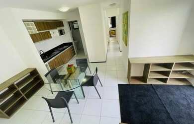 Imagem 2: ALUGO Apartamento MOBILIADO, com 77M2, 3 quartos, no bairro do Calhau - São Luís/MA