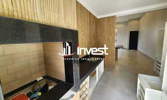 Imagem 7: Belíssima casa alto padrão recém construída com três suítes Condomínio Estância Dos Ipês