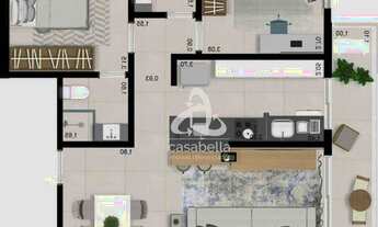 Imagem 5: Apartamento com 2 dormitórios à venda, 67 m² por R$ 529.000,00 - Ponta da Praia - Santos/S