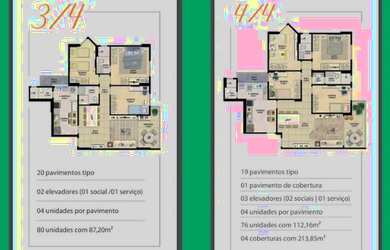 Imagem 12: Apartamento 3 e 4/4 com suite e varanda 2 vagas de 87 a 113 m²
