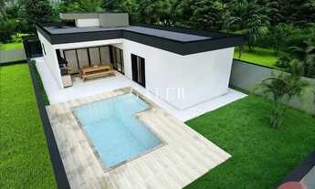 Imagem: Casa com piscina, térrea e em loteamento