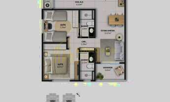 Imagem 6: Oportunidade única: apartamento moderno em Coqueiral de Itaparica com lazer total!