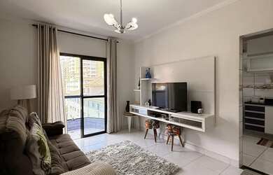 Imagem: 1 quarto com sacada no Canto do Forte/Praia