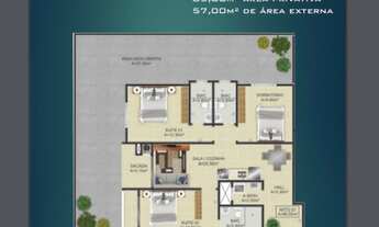 Imagem 2: Dc- Apartamento 3 dorm sendo 2 suites ingleses Norte