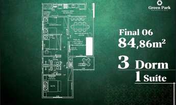 Imagem 3: 2 dormitórios VARANDA GOURMET/cotas Pq Industrial