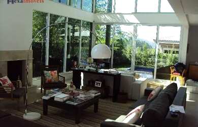 Imagem 2: Casa com 4 dormitórios para alugar, 430 m² por R$ 12.000,00/mês - Aldeia da Serra - Baruer